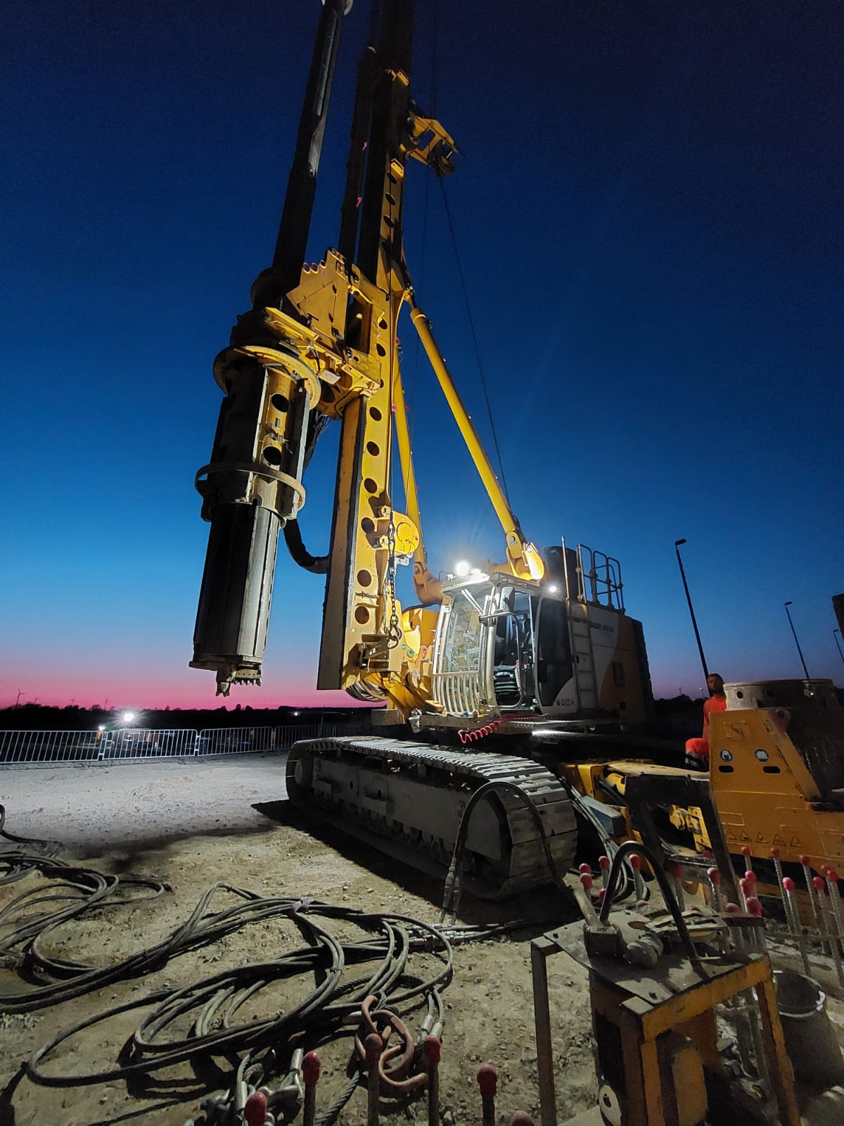 Die Bohrpfähle von Bauer Spezialtiefbau bilden das Fundament zahlreicher Bauwerke