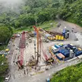 Surface hole drilling for the Leythe Geothermal Production Field by Bauer Philippines