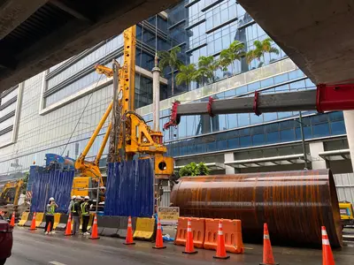 BP works for the 17-storey residential building