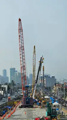The Construction of DW & KP for the metro manila subway project
